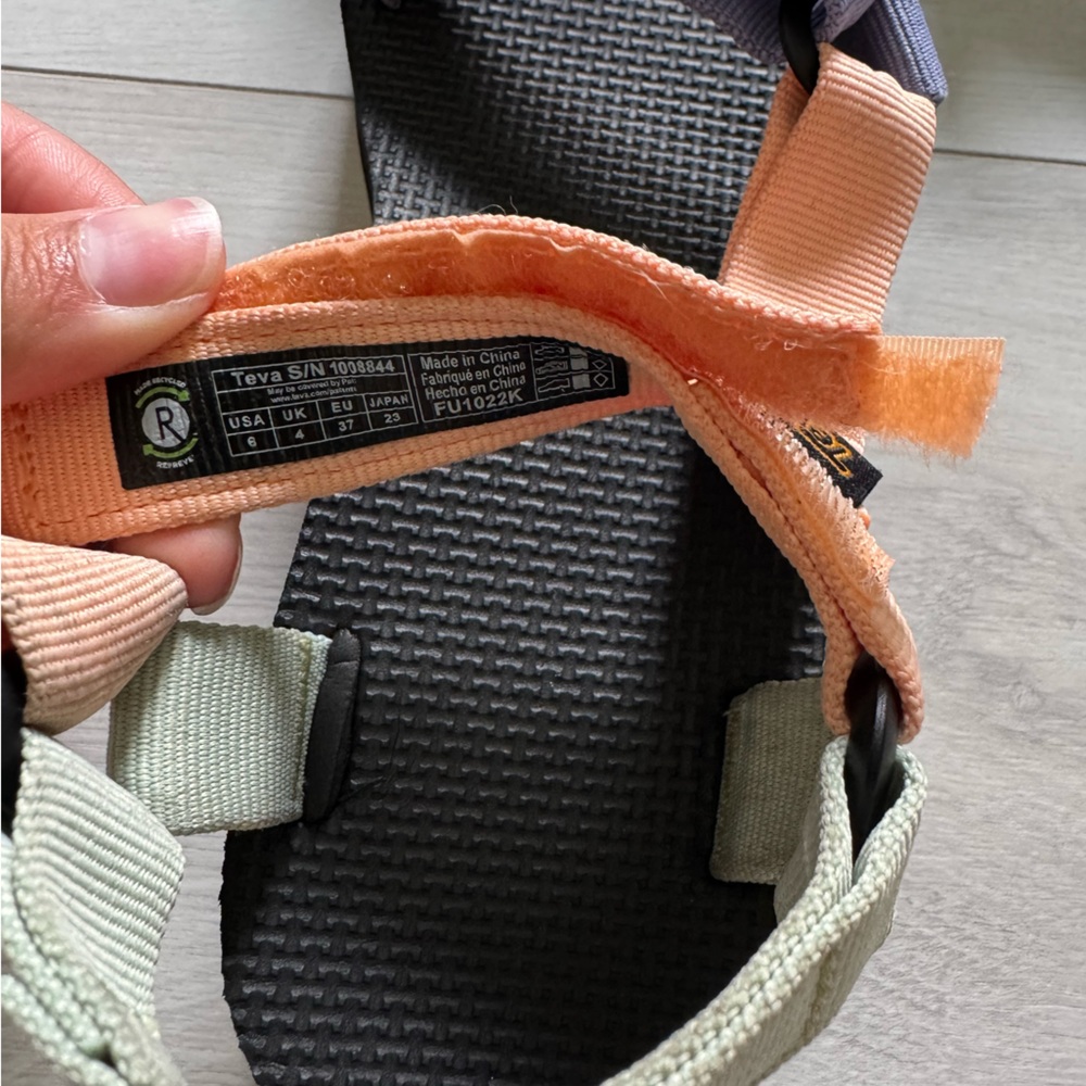 Teva flatform platform universal pastel color san… - image 6